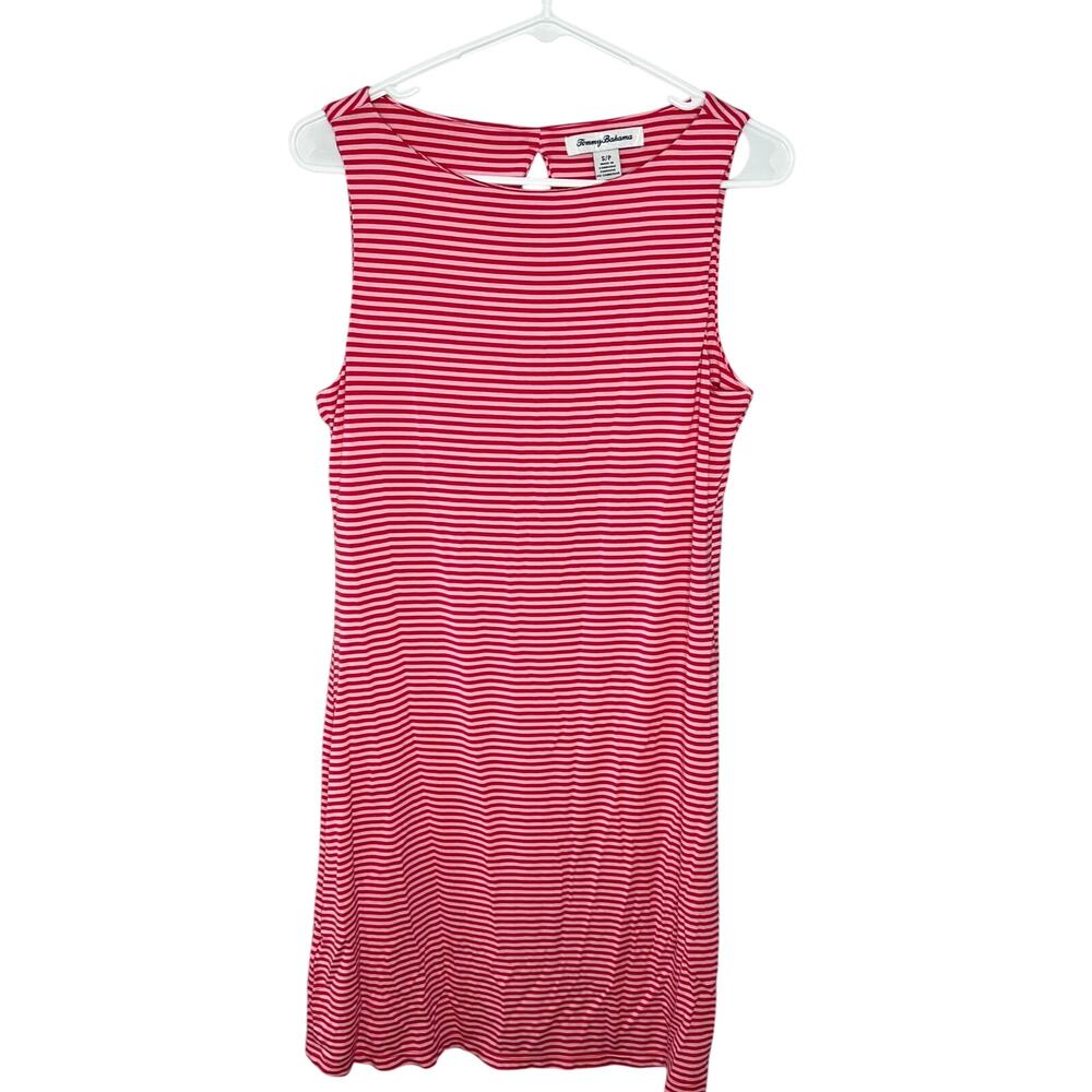 Tommy Bahama Soft Rayon Material Striped Dress Size Small